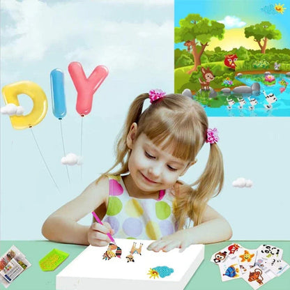 Colorful Diamond Art Sticker Set