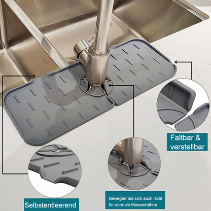 Waterproof Faucet Drip Tray Silicone Sink Catcher