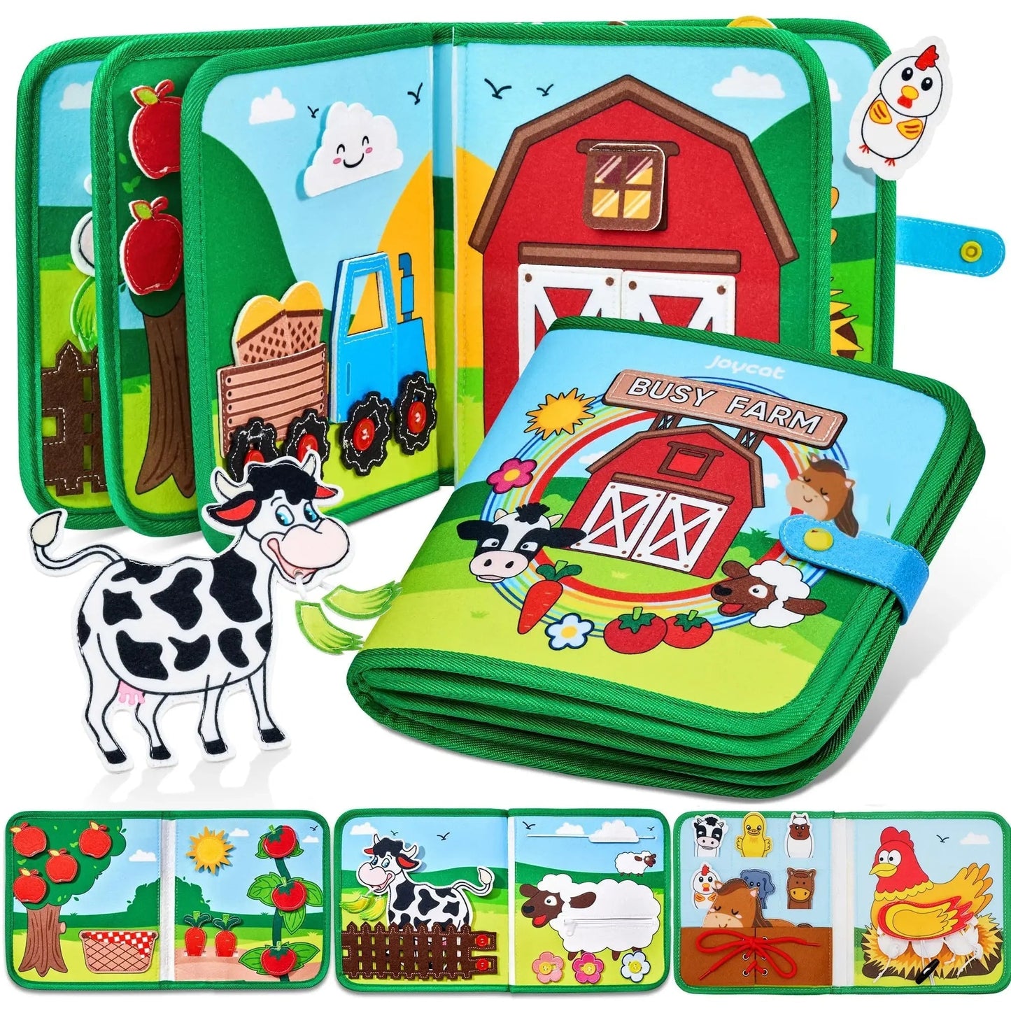 Fun Farm Animal Activity Book for Kids - Fesara