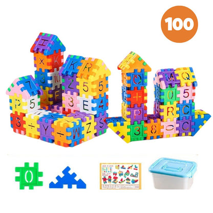 Educational Wooden Math Building Blocks - Fesara