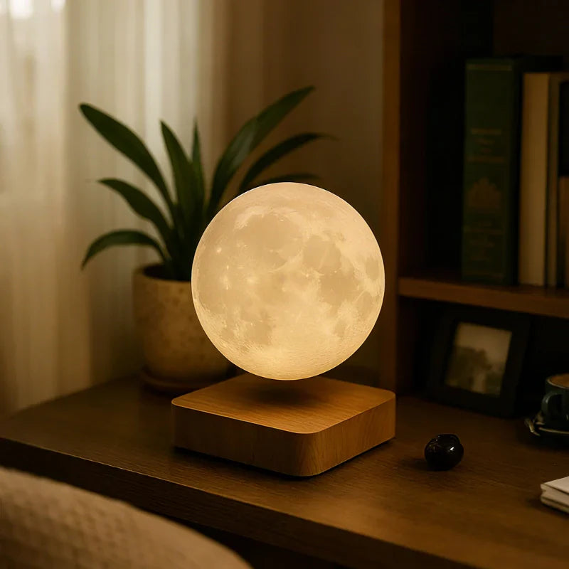 Floating Orb LED Desk Lamp