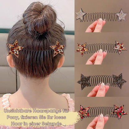 Delicate Clear Star Hair Clip