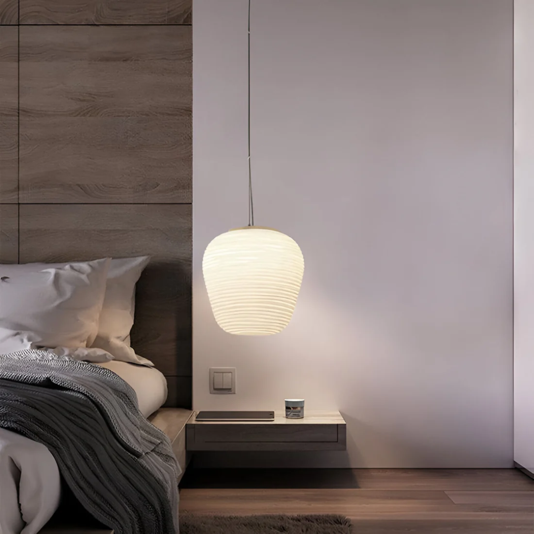 Elegant Opal Glass Hanging Light
