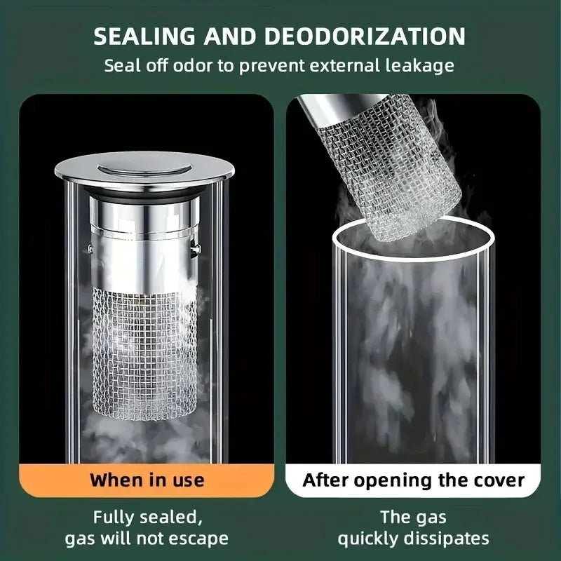 Easy Clean Stainless Steel Sink Drain Strainer