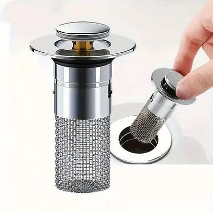 Easy Clean Stainless Steel Sink Drain Strainer - Fesara