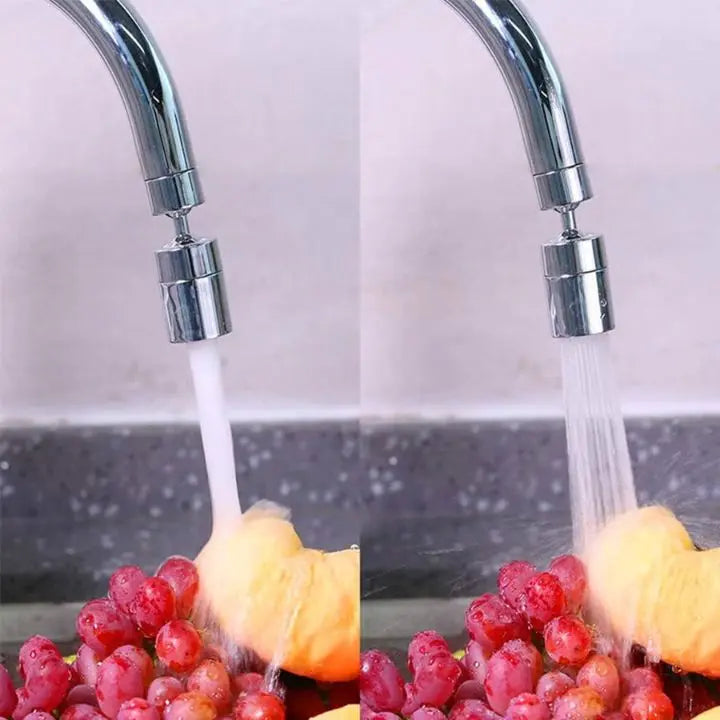 360° Kitchen Faucet Spray Nozzle - Easy 2 Mode Water Spray