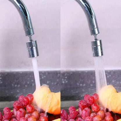 360° Kitchen Faucet Spray Nozzle - Easy 2 Mode Water Spray