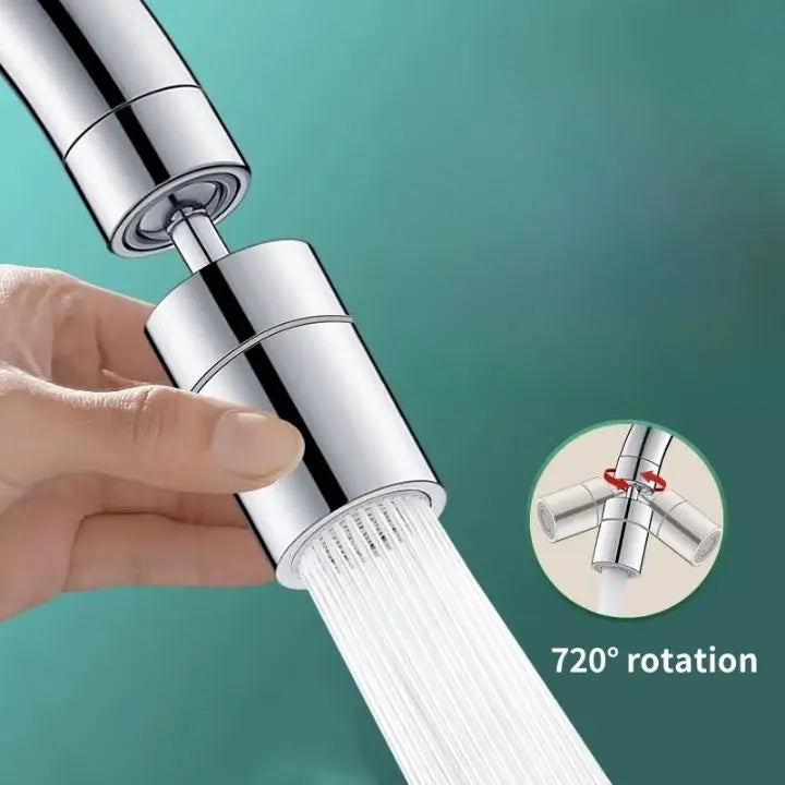 360° Kitchen Faucet Spray Nozzle - Easy 2 Mode Water Spray