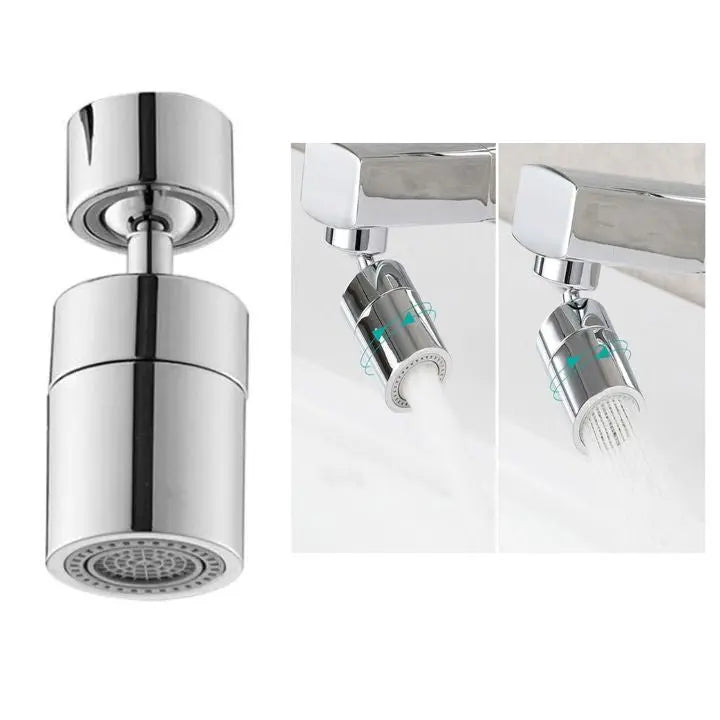 360° Kitchen Faucet Spray Nozzle - Easy 2 Mode Water Spray