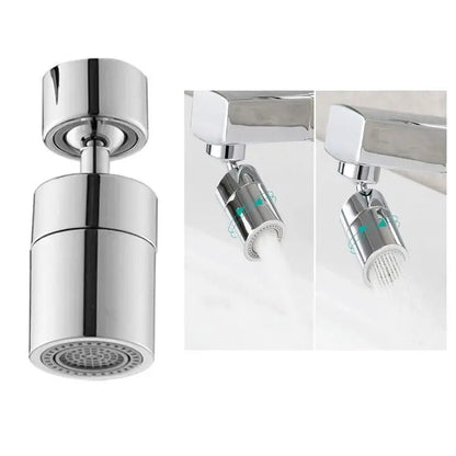 360° Kitchen Faucet Spray Nozzle - Easy 2 Mode Water Spray