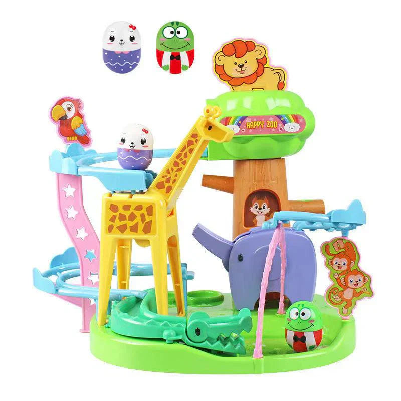 Fun Animal Playset with Slides and Figures - Fesara