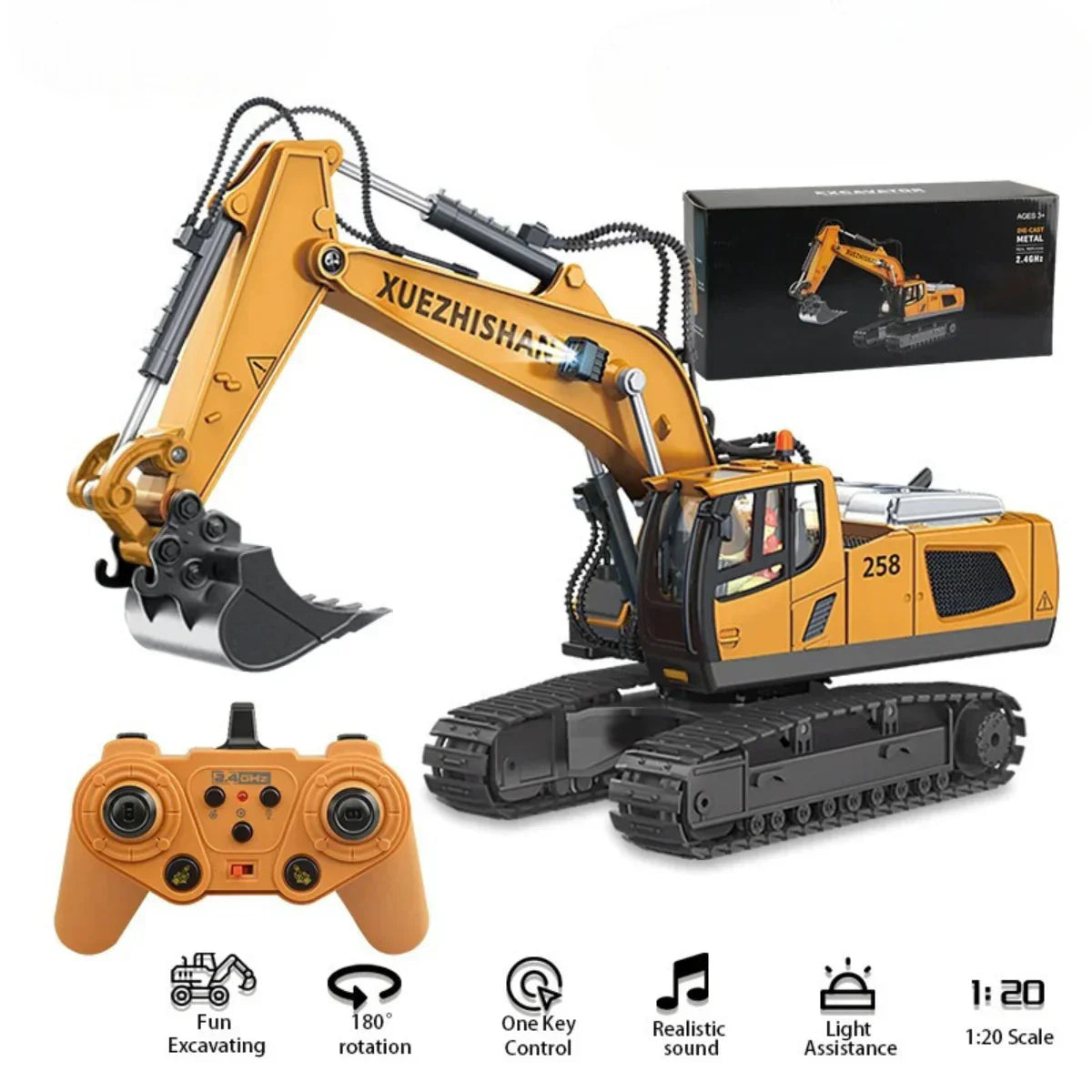 Fesara Kids RC Construction Truck