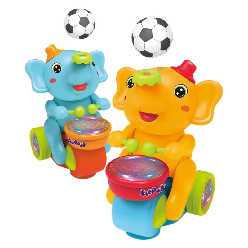 Fesara Musical Toy Drum Set Elephant