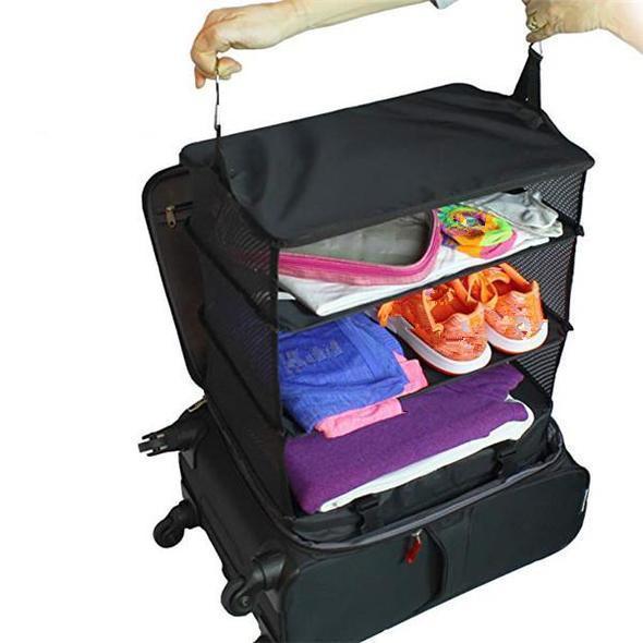Compact 3 Tier Closet Storage Bag - Fesara