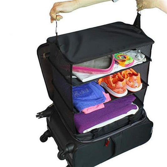Compact 3 Tier Closet Storage Bag - Fesara
