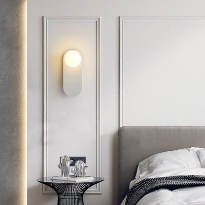 Simple Elegant Glass Wall Sconce Light