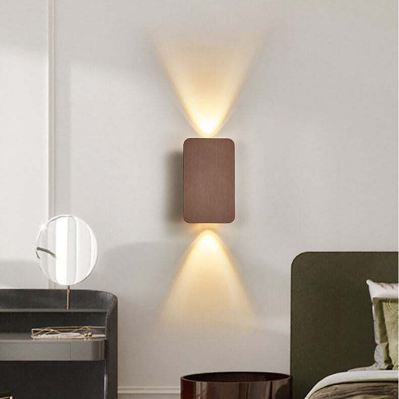 Simple Glass LED Wall Light 2 Pack