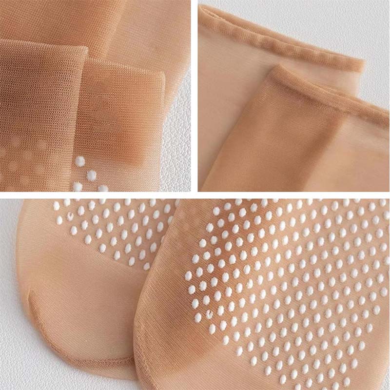 Breathable Anti-Slip Crystal Socks for Women