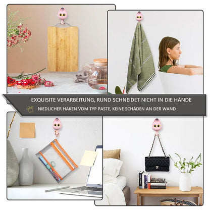 Adorable Smiling Cat Wall Hooks