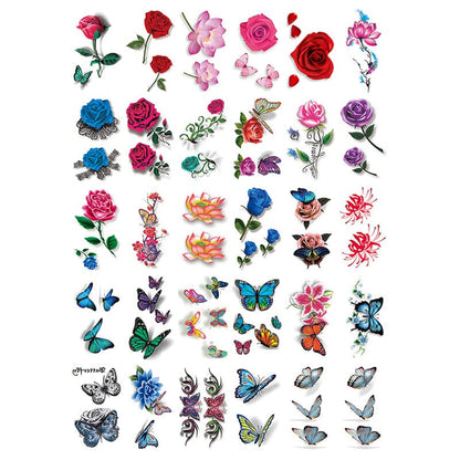 Realistic 3D Temporary Tattoo Sticker