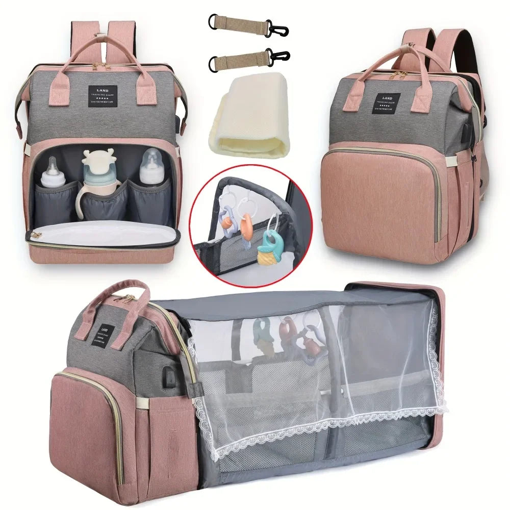 Fesara | 2-in-1 Baby Backpack in Stylish Look
