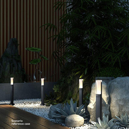 Contemporary Outdoor Solar Pathway Lamp