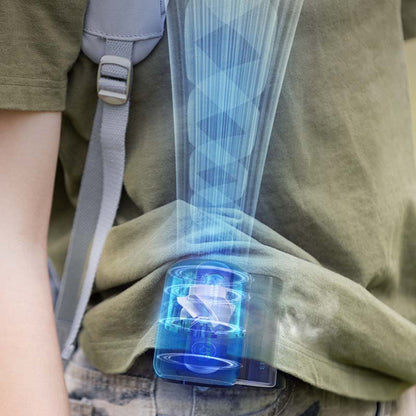 Compact Belt Clip Handheld Fan