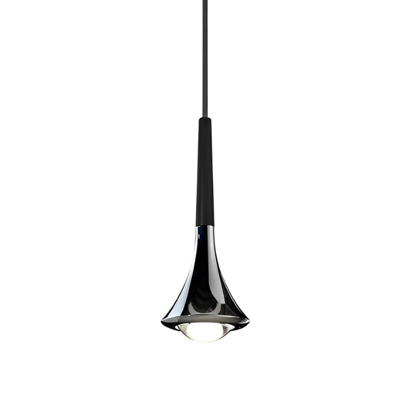 Modern Metal Drop Pendant Light Fixture - Fesara