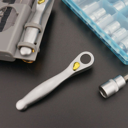 Compact Mixed Screwdriver Set with Phillips and Flathead