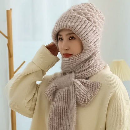 Warm Windproof Hearing Protection Hat Set