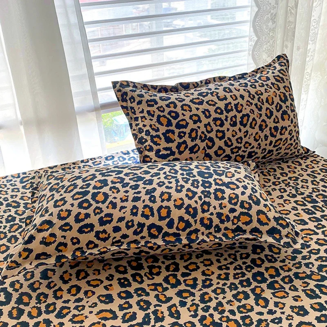 Premium Leopard Pattern Bedding Set