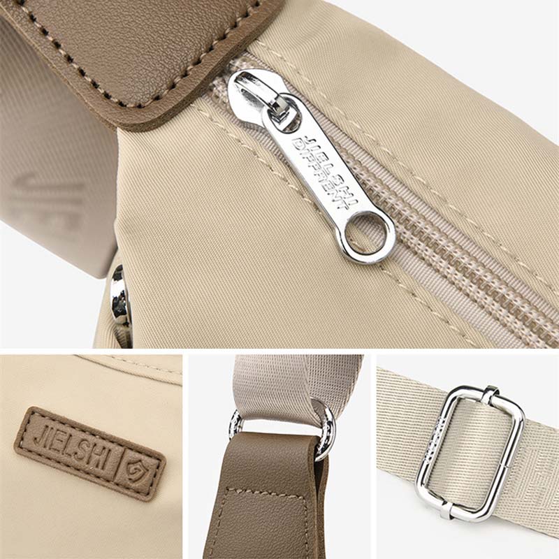 Waterproof Women's Crossbody Bag with Anti-Theft Protection