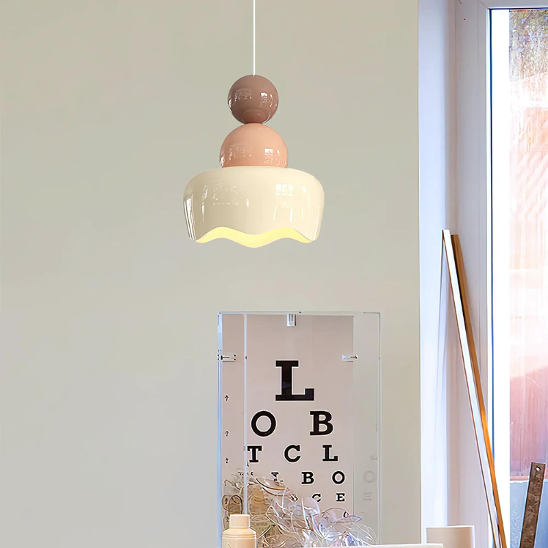 Cozy Hanging Lamp For Bedroom With Soft Glow - Fesara