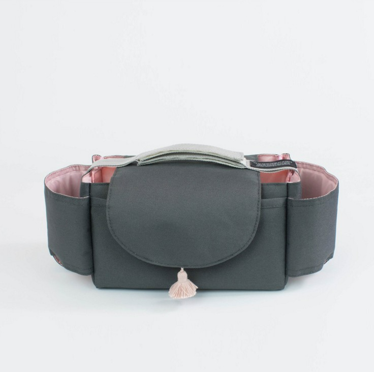 Practical Baby Stroller Bag with Insulated Cup Holder - Fesara