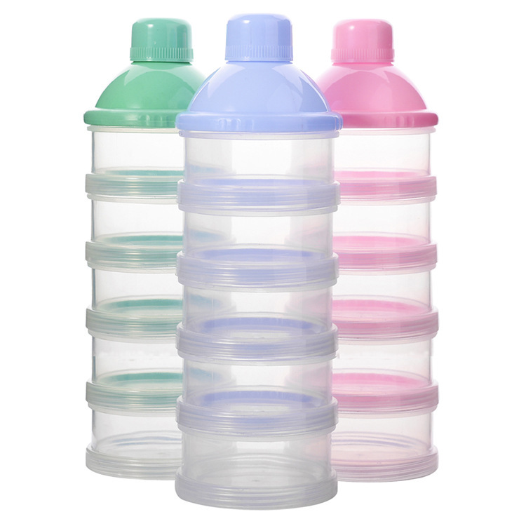 Portable Snack Container with 5 Sections