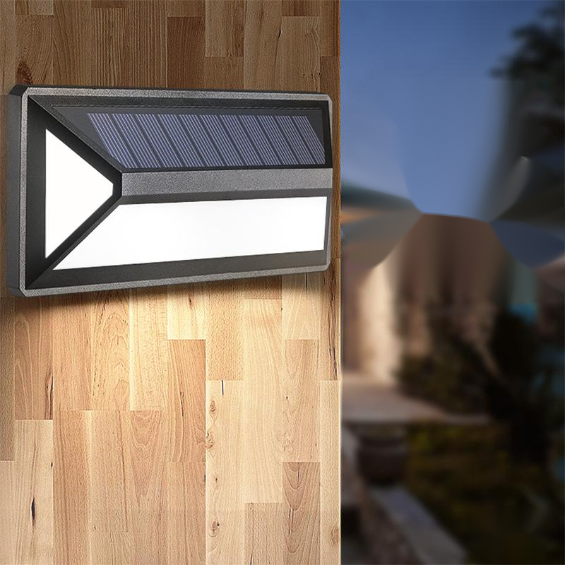 Outdoor Solar Powered Wall Lamp with Motion Sensor - Fesara