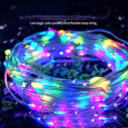 Colorful 5M LED Bluetooth Sound Lamp - Fesara