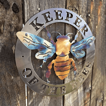 Nature Inspired Bee Metal Wall Art
