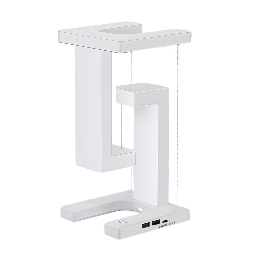 Floating LED Table Lamp with Wireless Charger