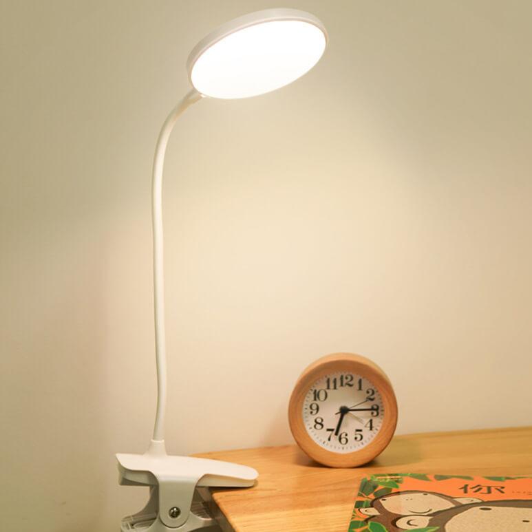 Compact Portable LED Desk Lamp with USB Rechargeable Nightlight
