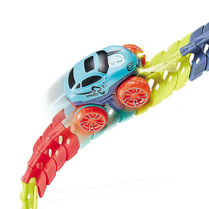 Fun Glow Racing Track Set for Children