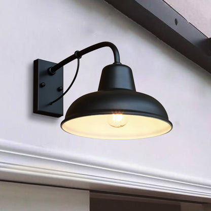 Rustic Outdoor 1-Light Weatherproof Wall Lantern