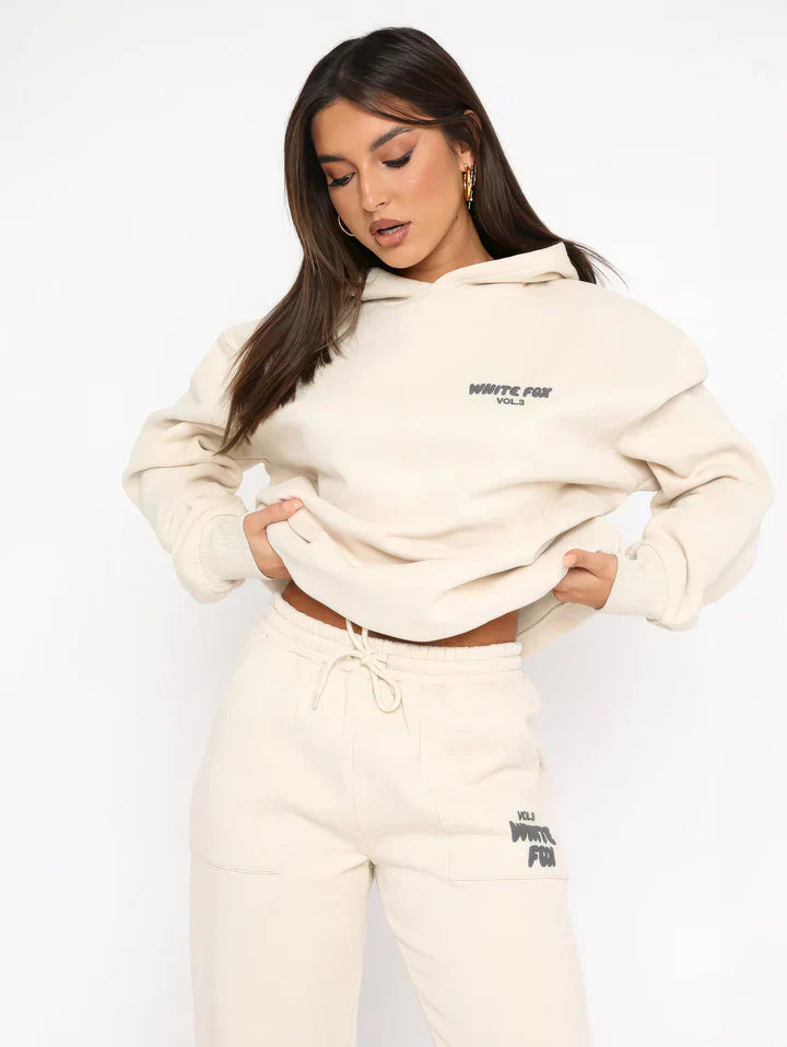 Soft Pink Hoodie and Sweatpants Set