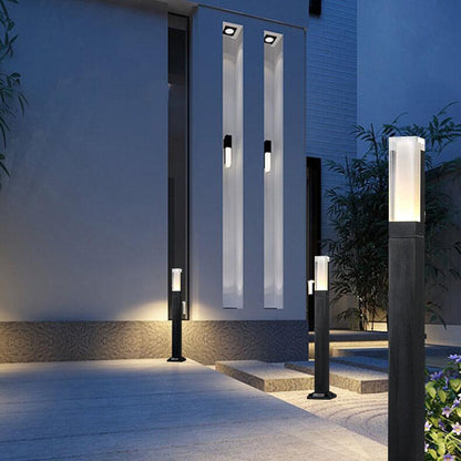 Contemporary Outdoor Solar Pathway Lamp