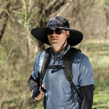 Waterproof Rechargeable Outdoor Fishing Cap Fan