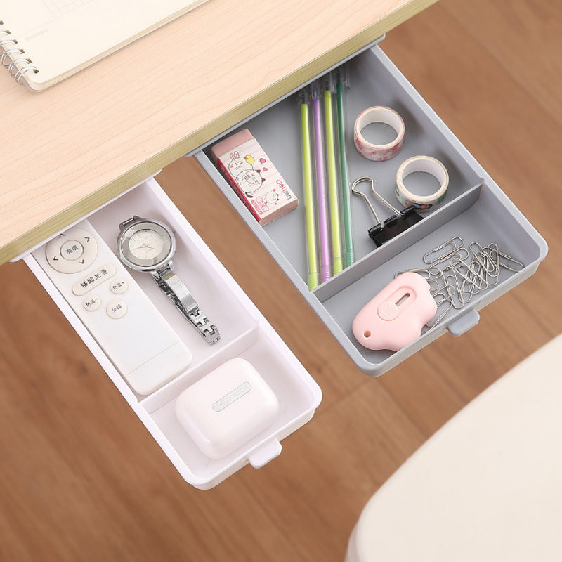 Space Saving Under Desk Storage Drawer - Fesara
