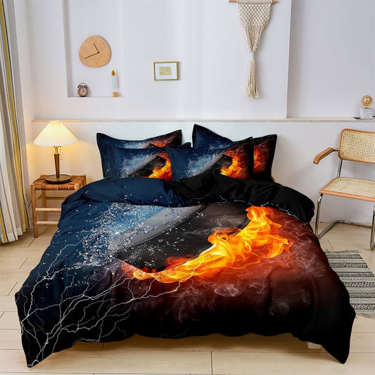 Winter Sports Theme Bedding Set - Fesara