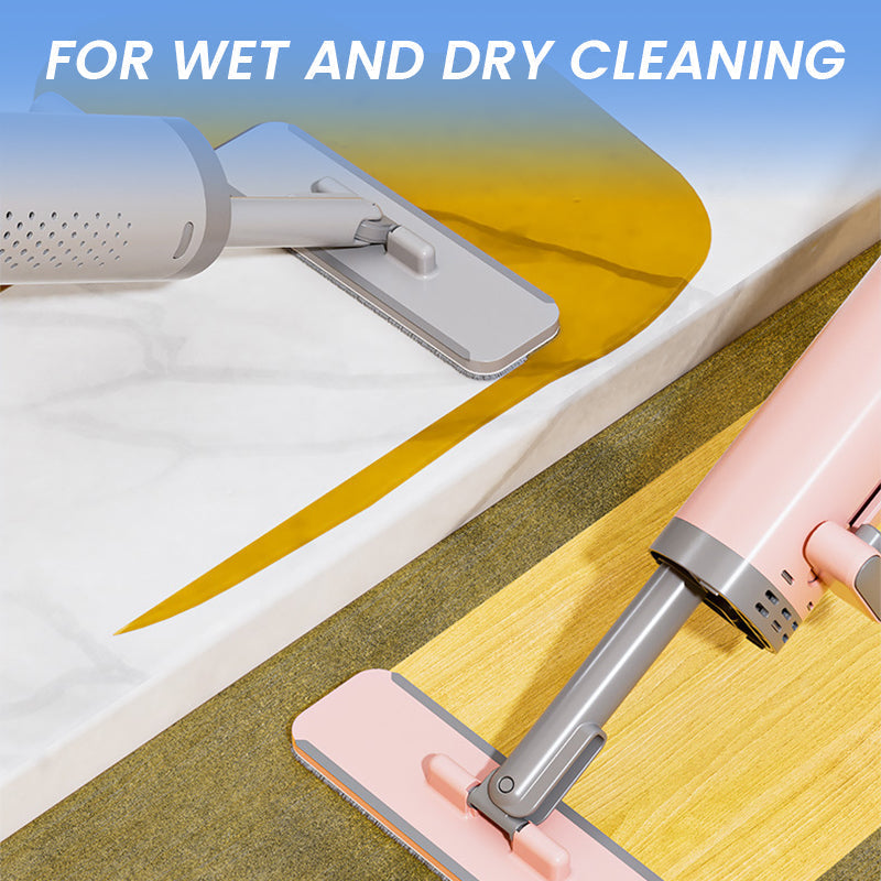 Compact Spin Mop with Extendable Crevice Tool