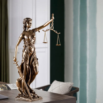 Lady Justice Figurine Statue Decoration - Fesara