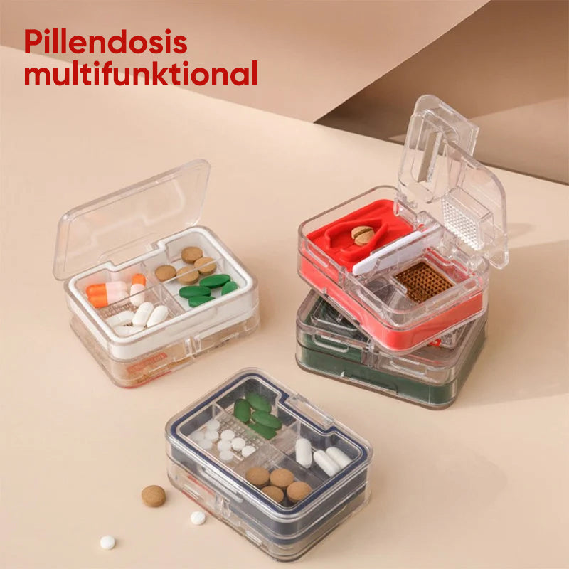 Travel Compact Pill Container